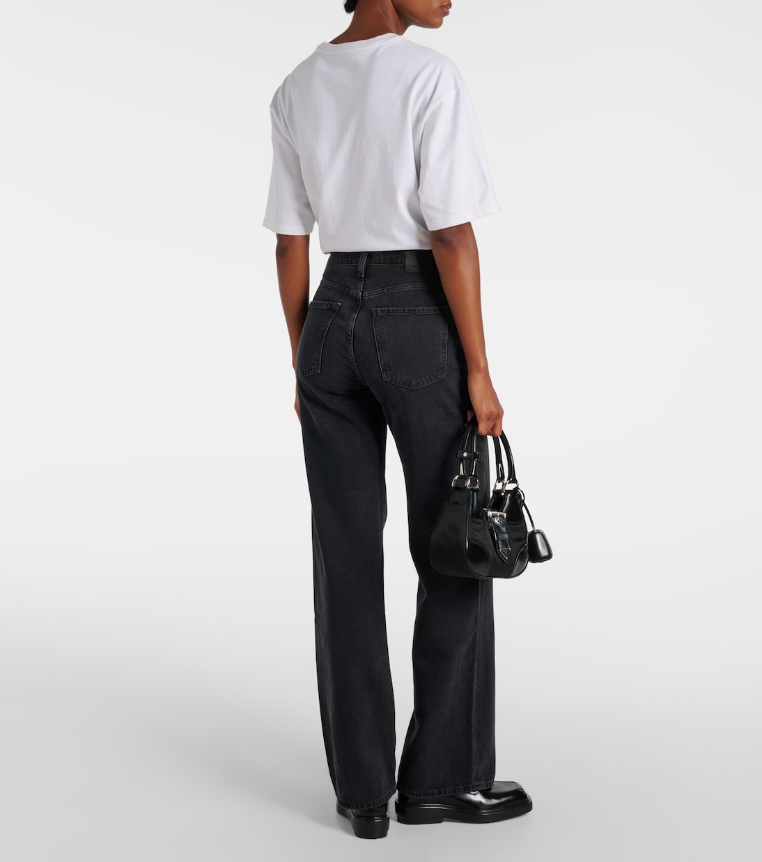 Annina 33 high-rise wide-leg jeans in black - Citizens Of