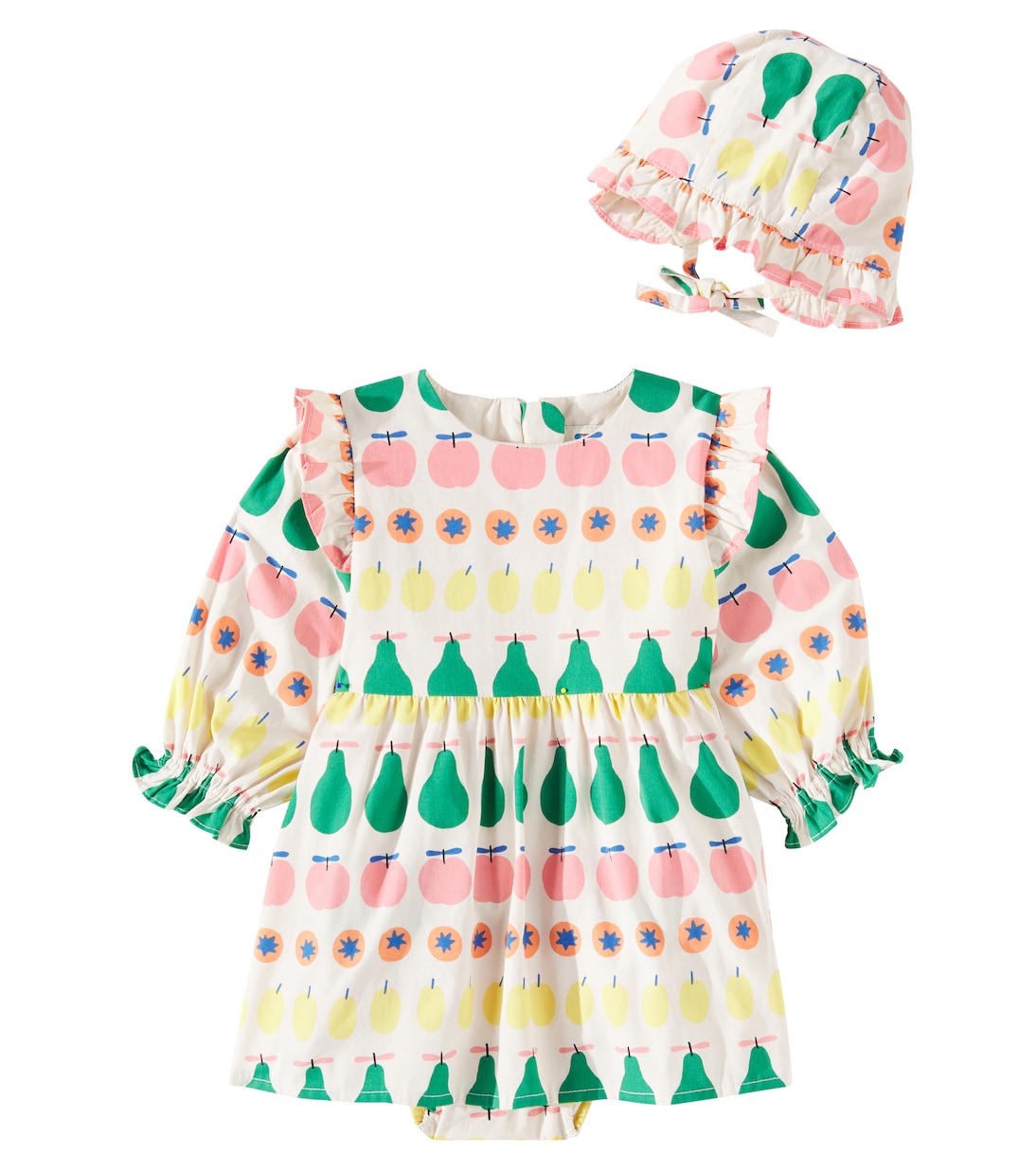 Baby - Abito e cuffia Fruity in cotone | Jellymallow