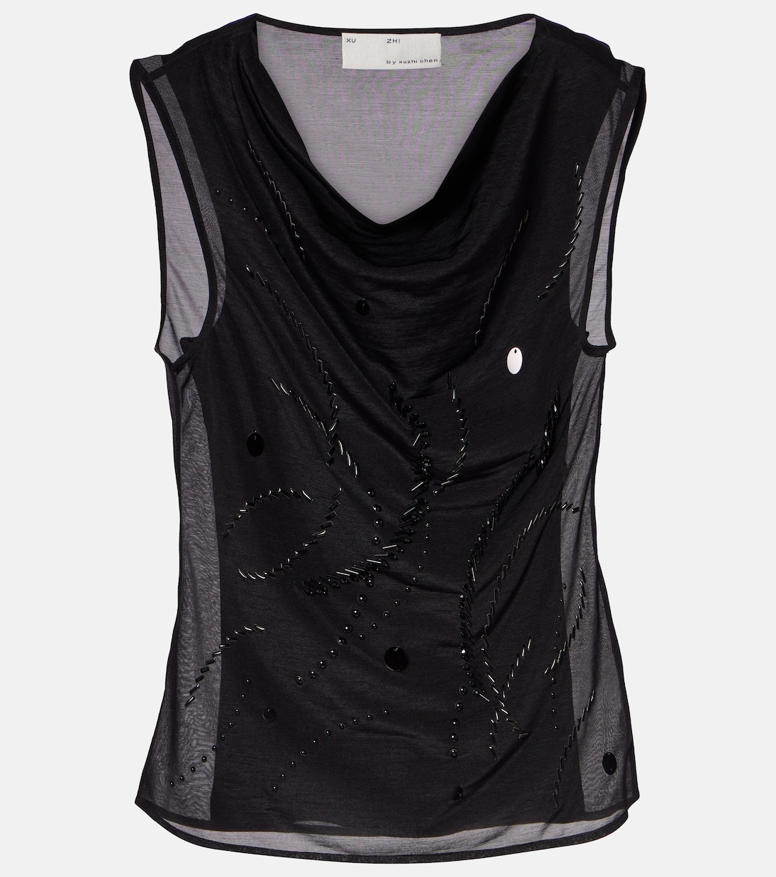 Verziertes Top aus Mesh | Xu Zhi