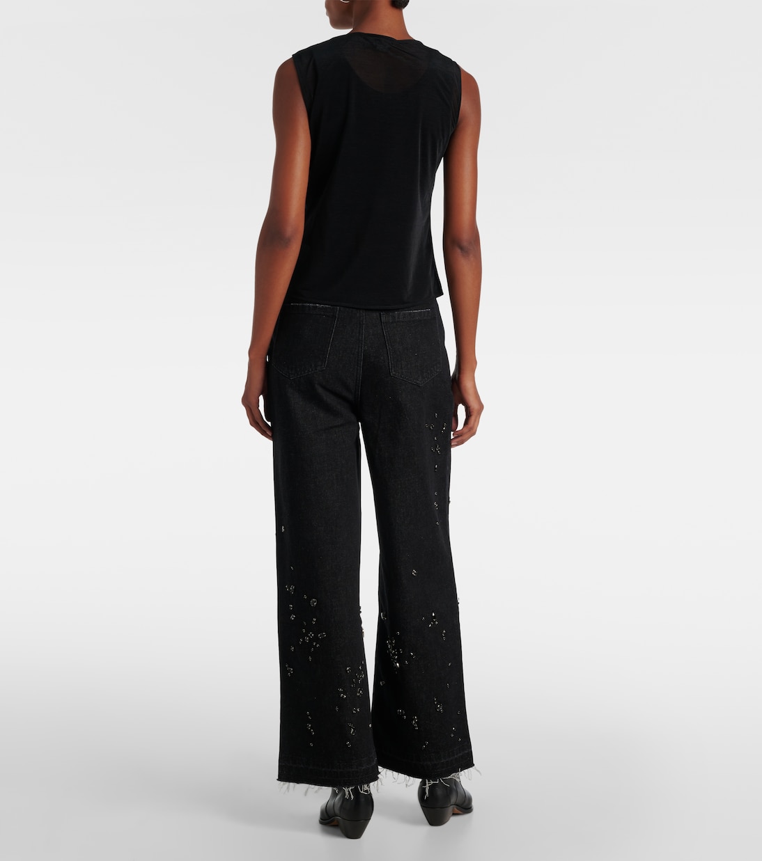 Verziertes Top aus Mesh | Xu Zhi