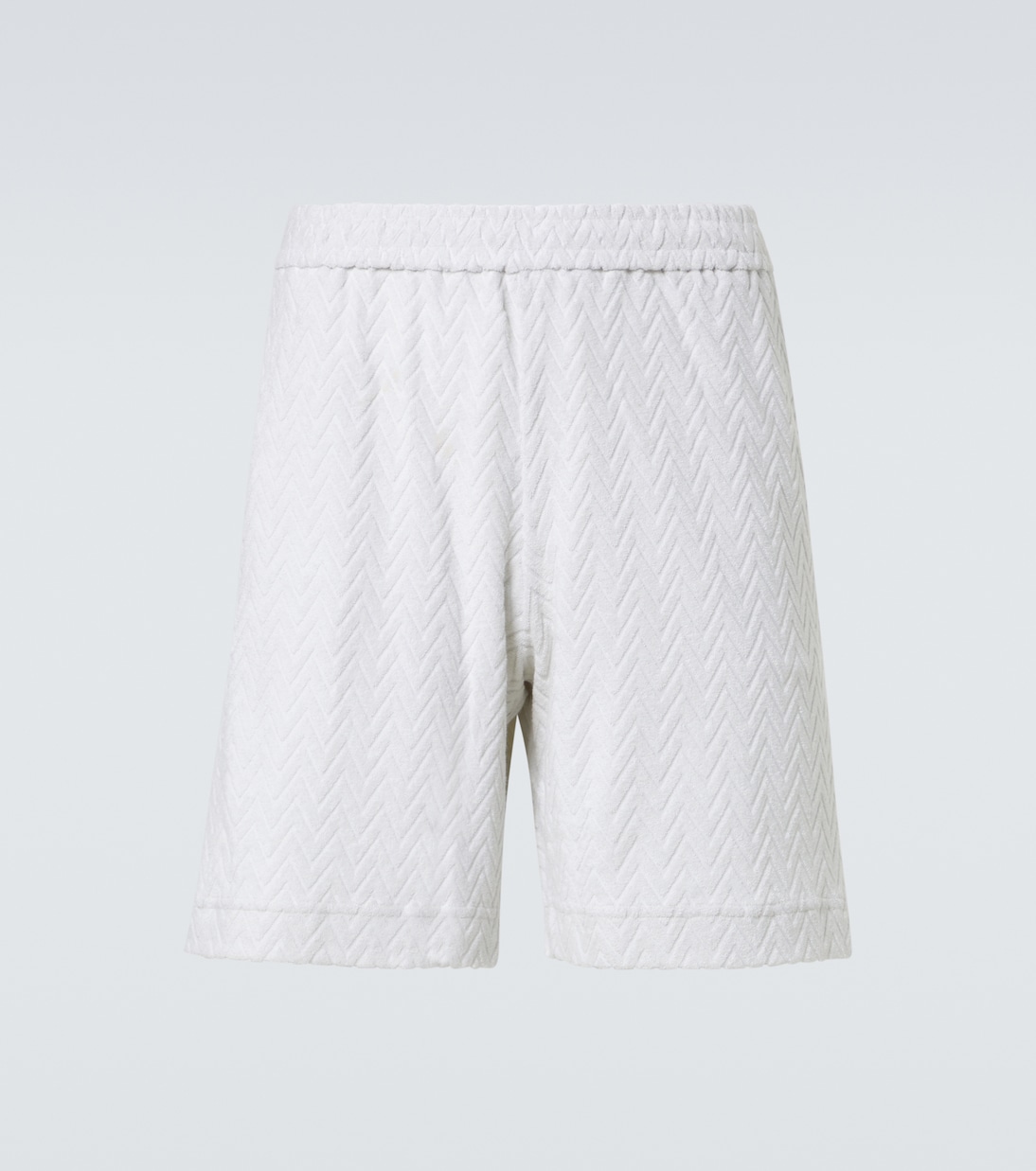 Shorts de felpa de mezcla de algodón en zigzag | Missoni