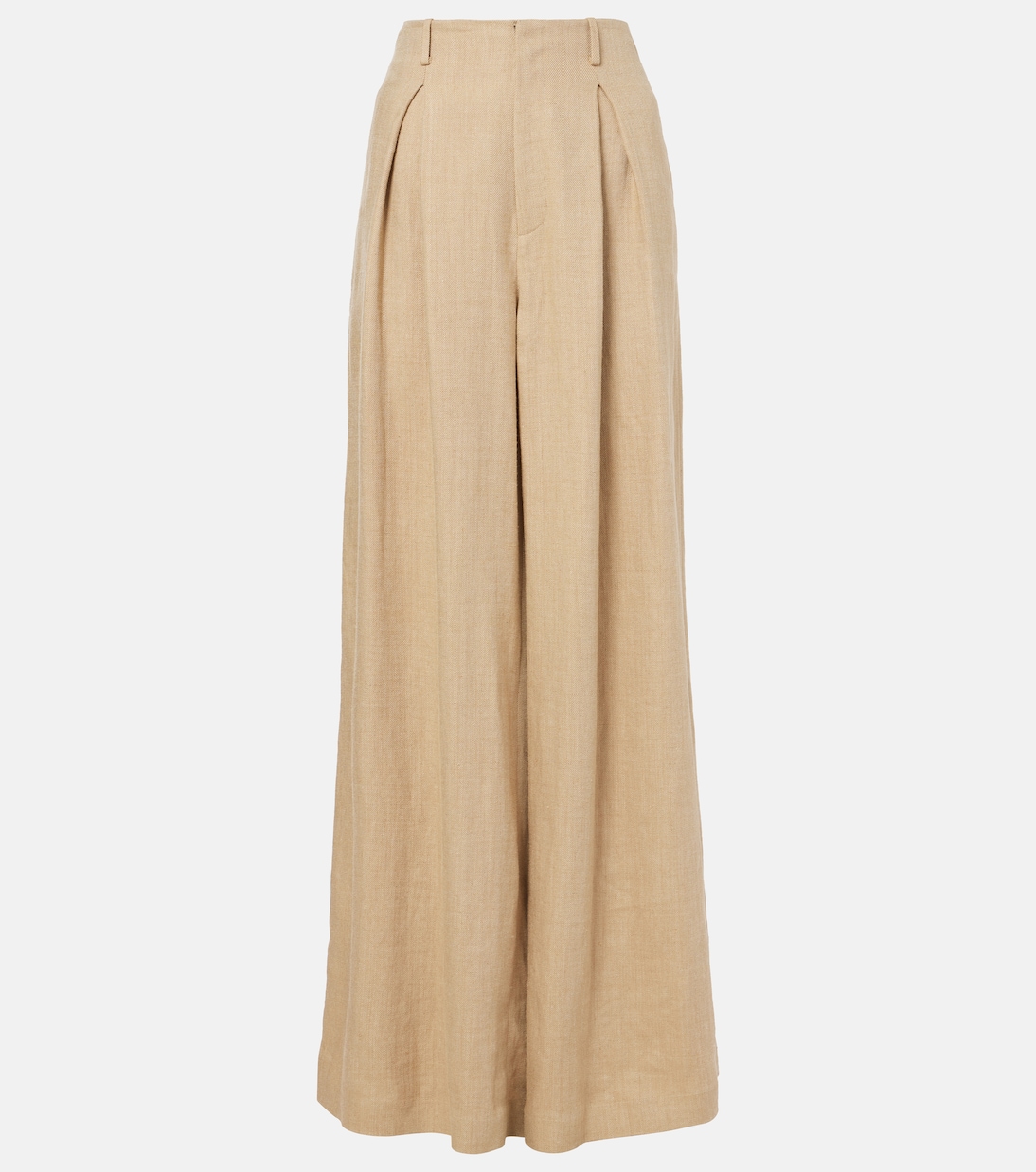 Weite Hose Greer aus Seide und Leinen | Ralph Lauren Collection