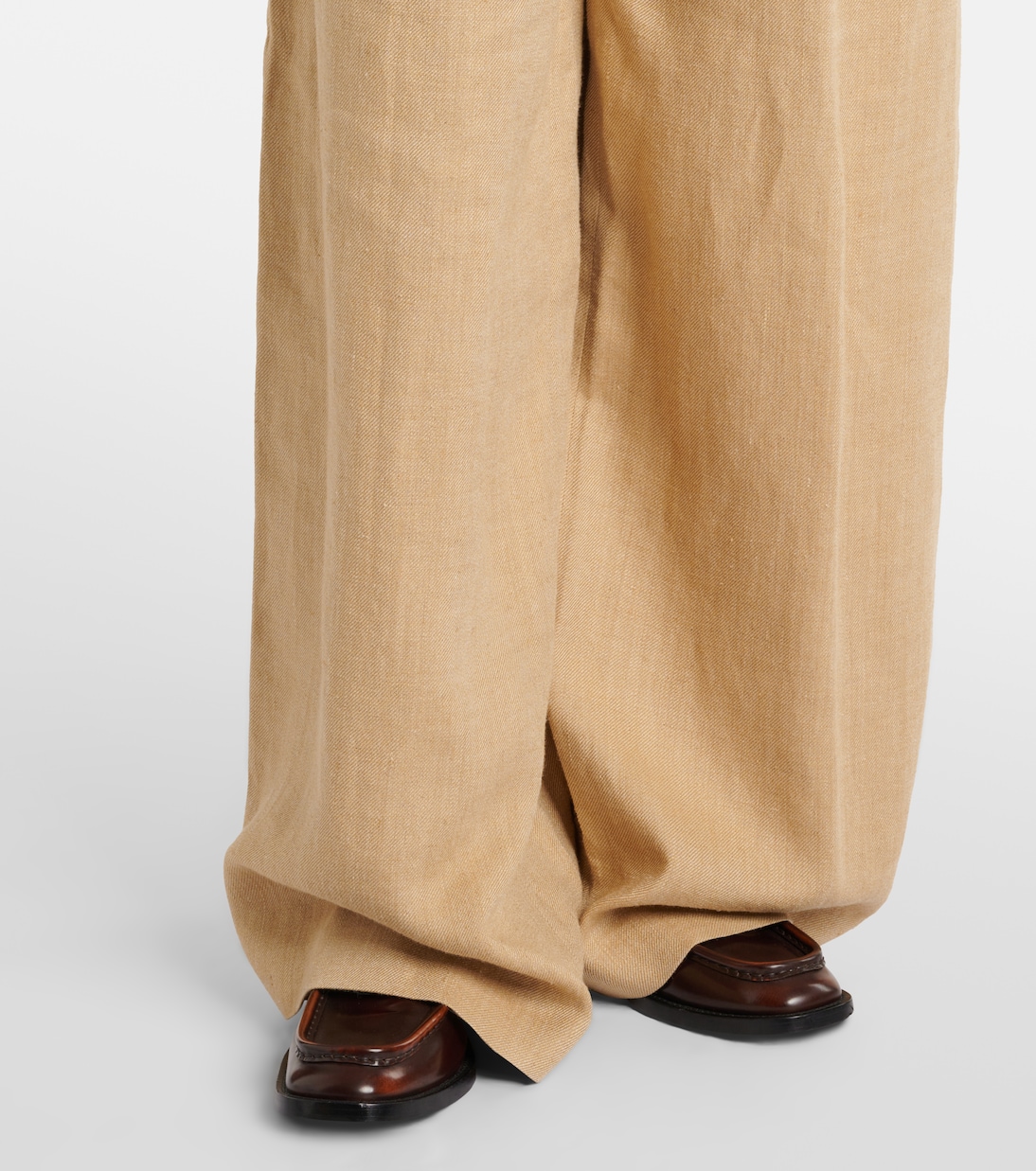 Weite Hose Greer aus Seide und Leinen | Ralph Lauren Collection
