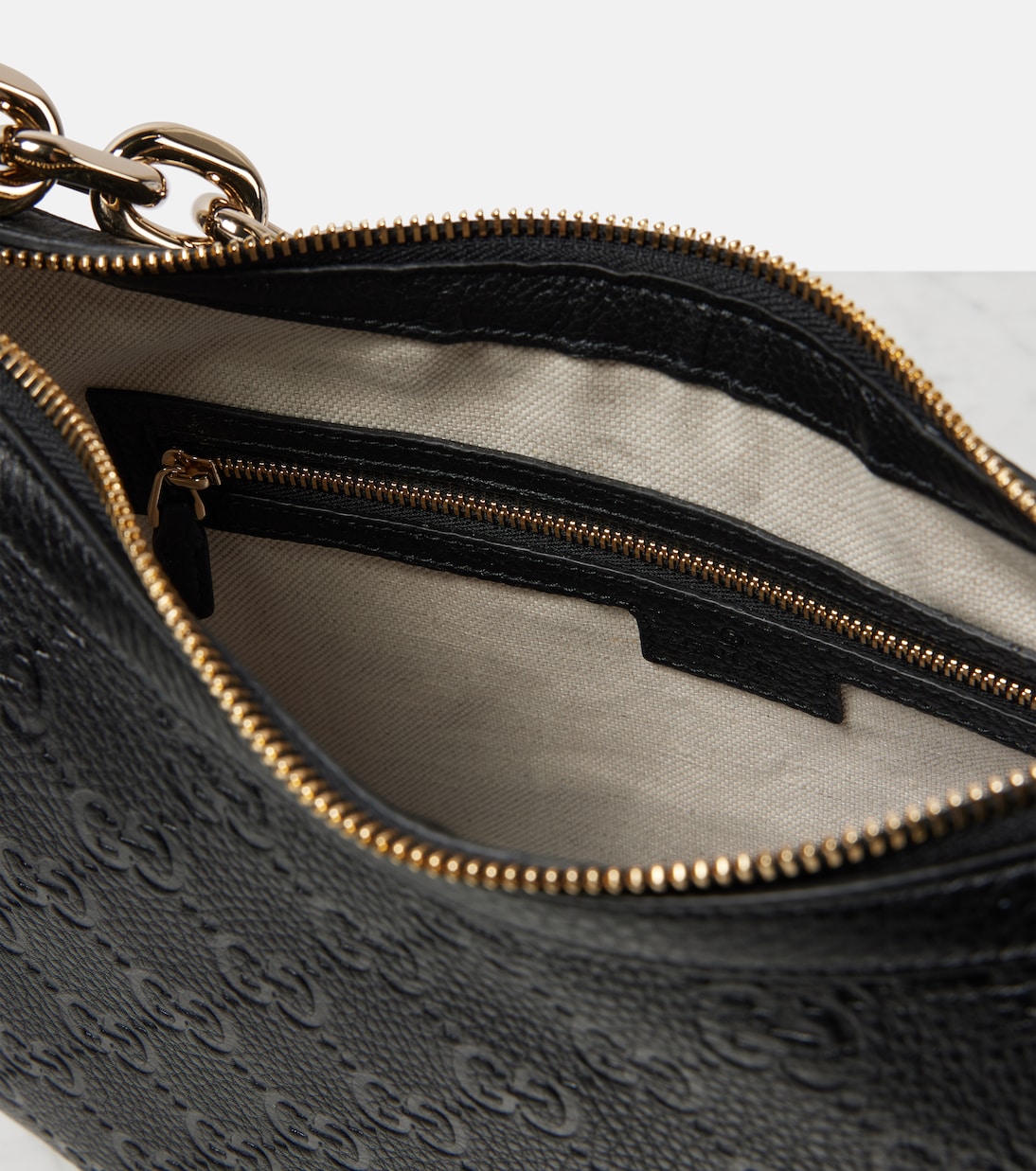 Schultertasche GG Medium aus Leder | Gucci