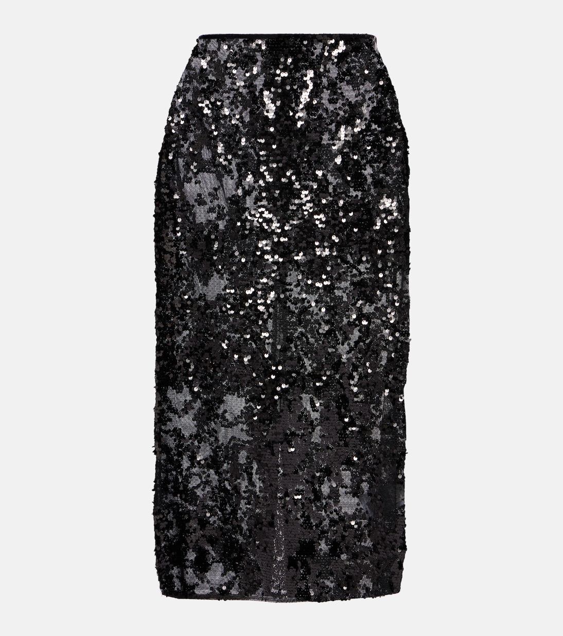 Midirock mit Pailletten | Victoria Beckham