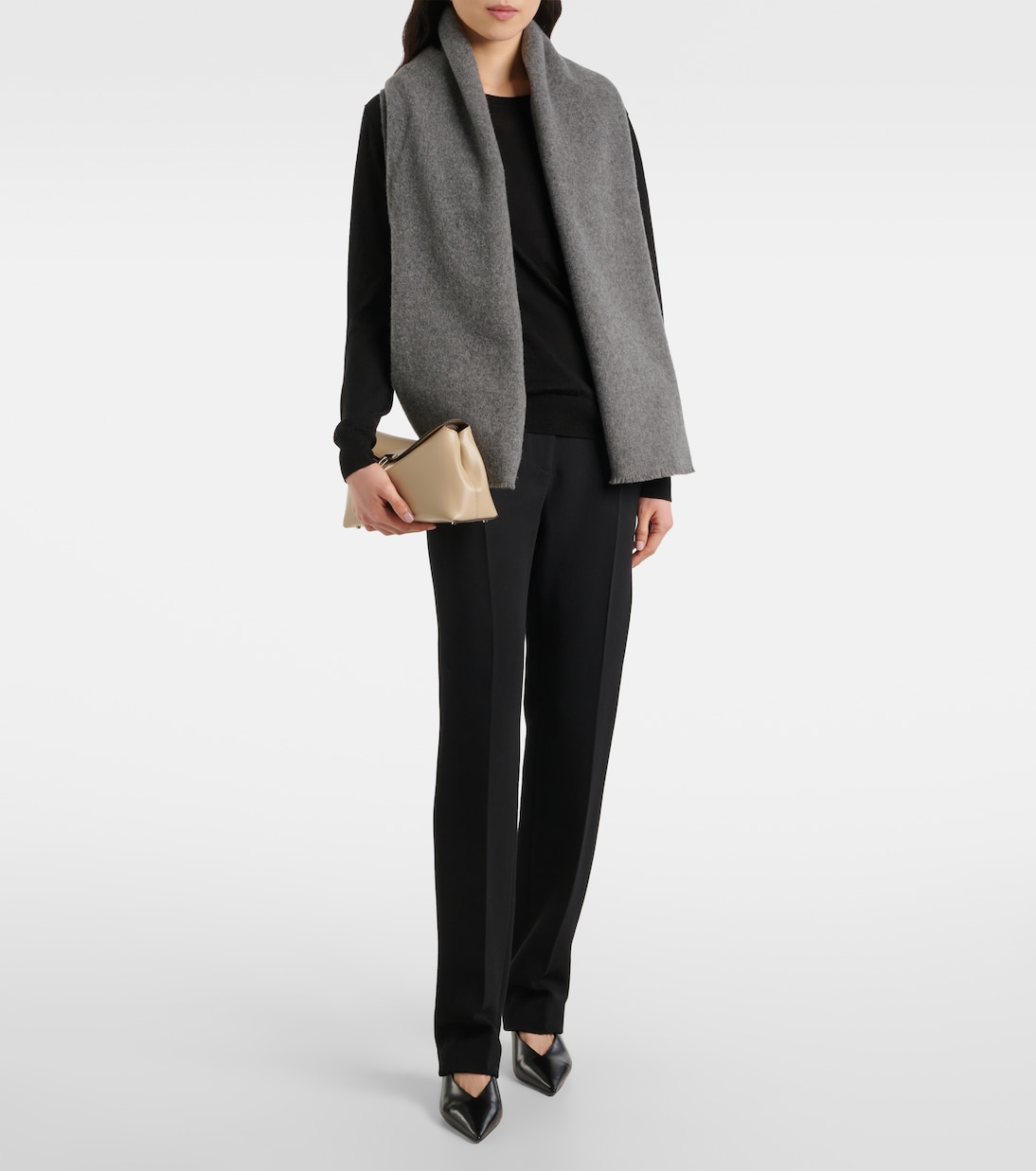 Clutch T-Lock in pelle | Toteme