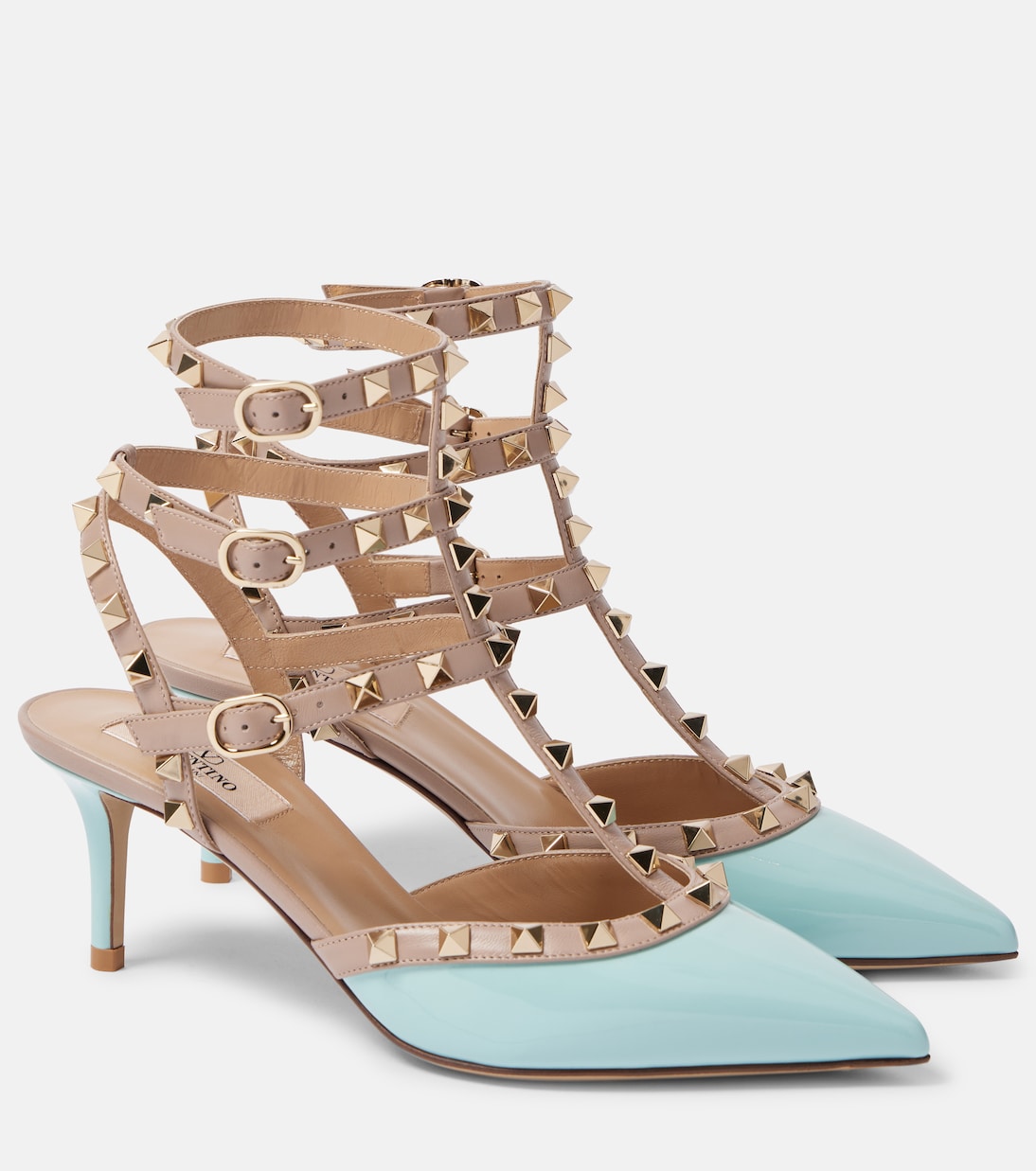 Escarpins Rockstud Classic 65 en cuir verni | Valentino Garavani
