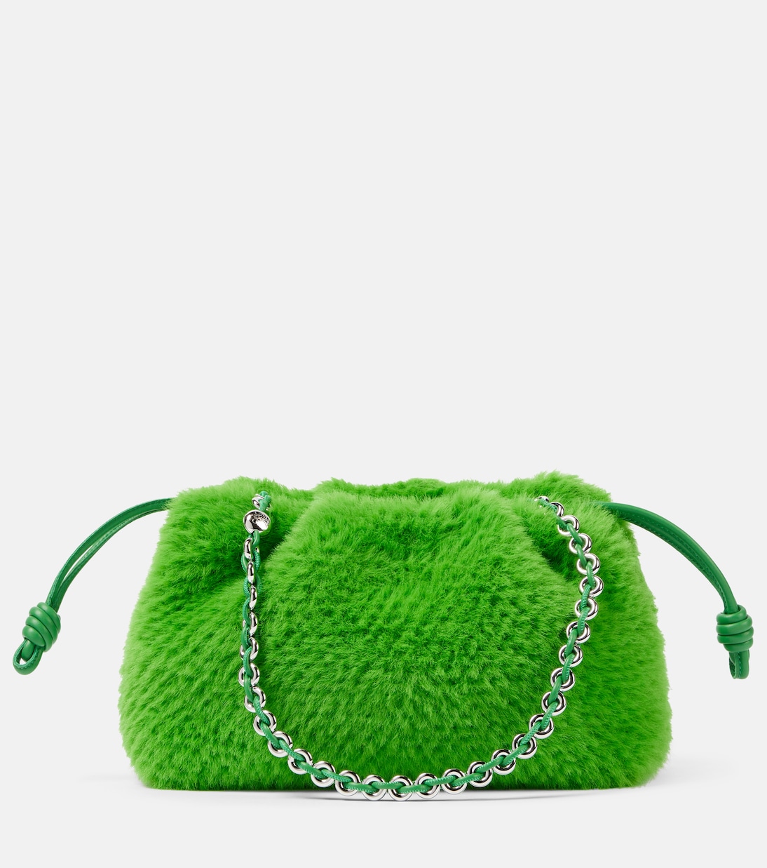 Flamenco Small faux fur clutch | Loewe