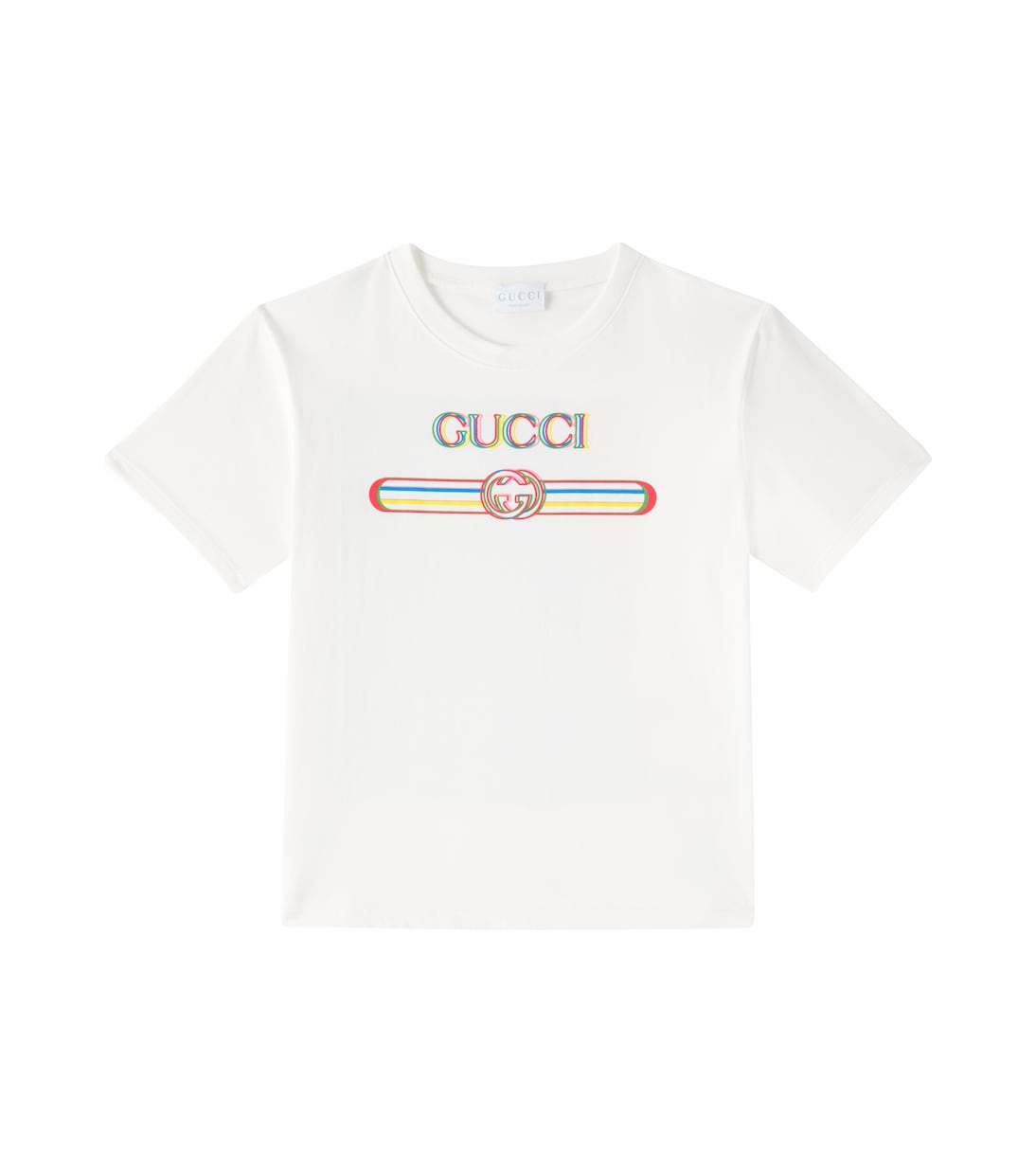 Camiseta de jersey de algodón estampada | Gucci Kids