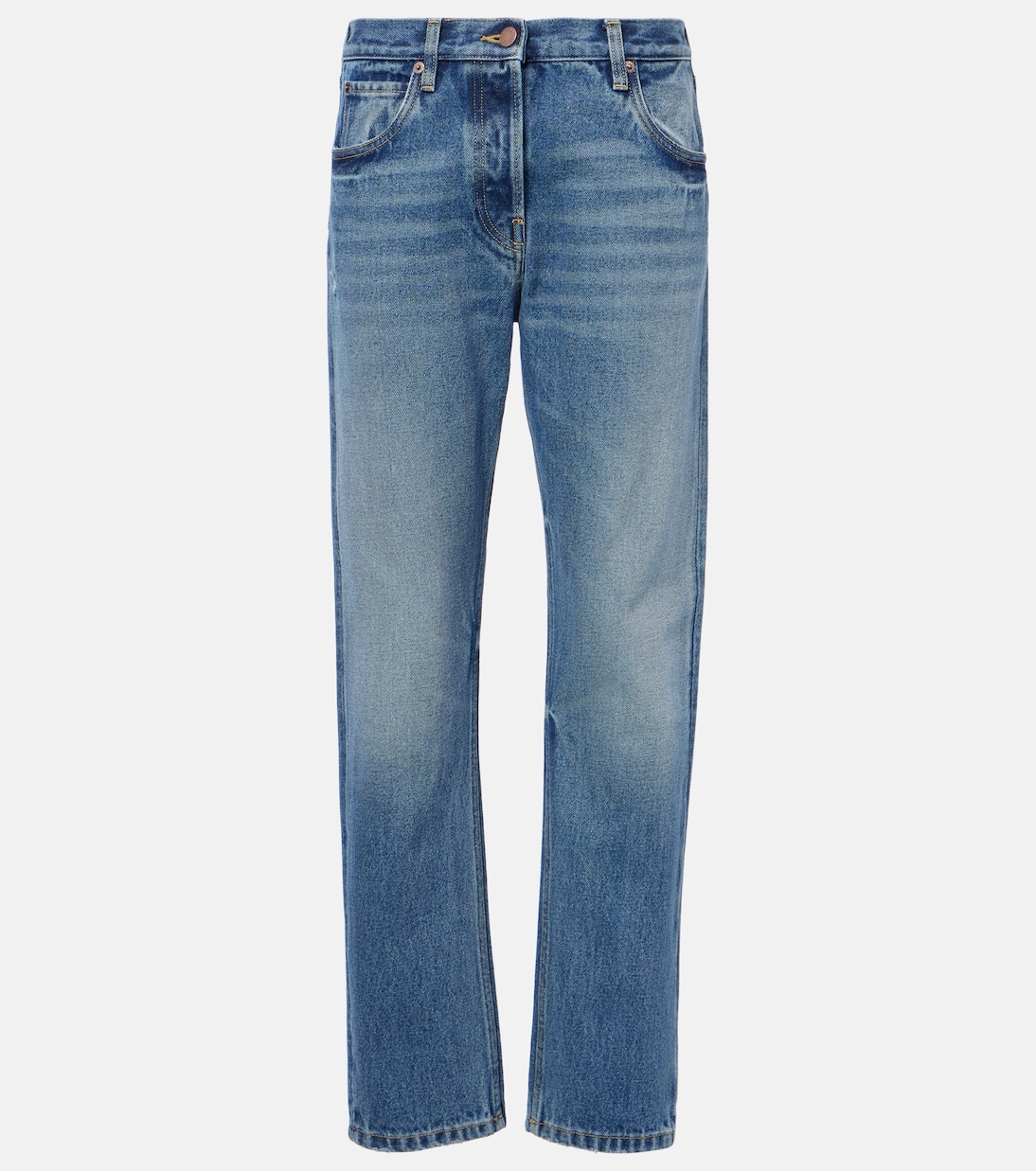 Jeans regular a vita media | Prada