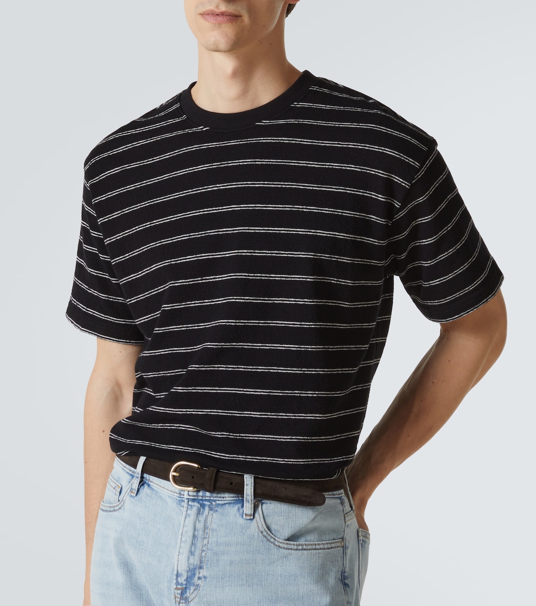 Camiseta de algodón a rayas | Frame