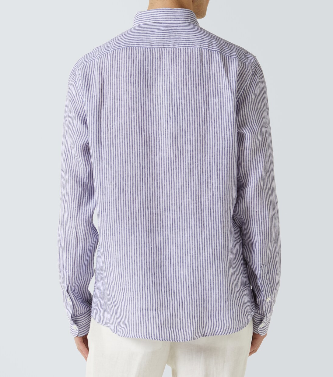 Camicia in lino a righe | Sunspel