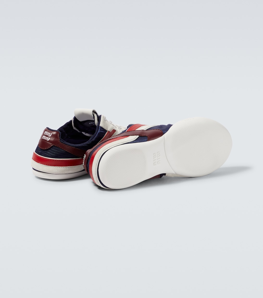 Sneakers Gymnasium mit Leder | Miu Miu