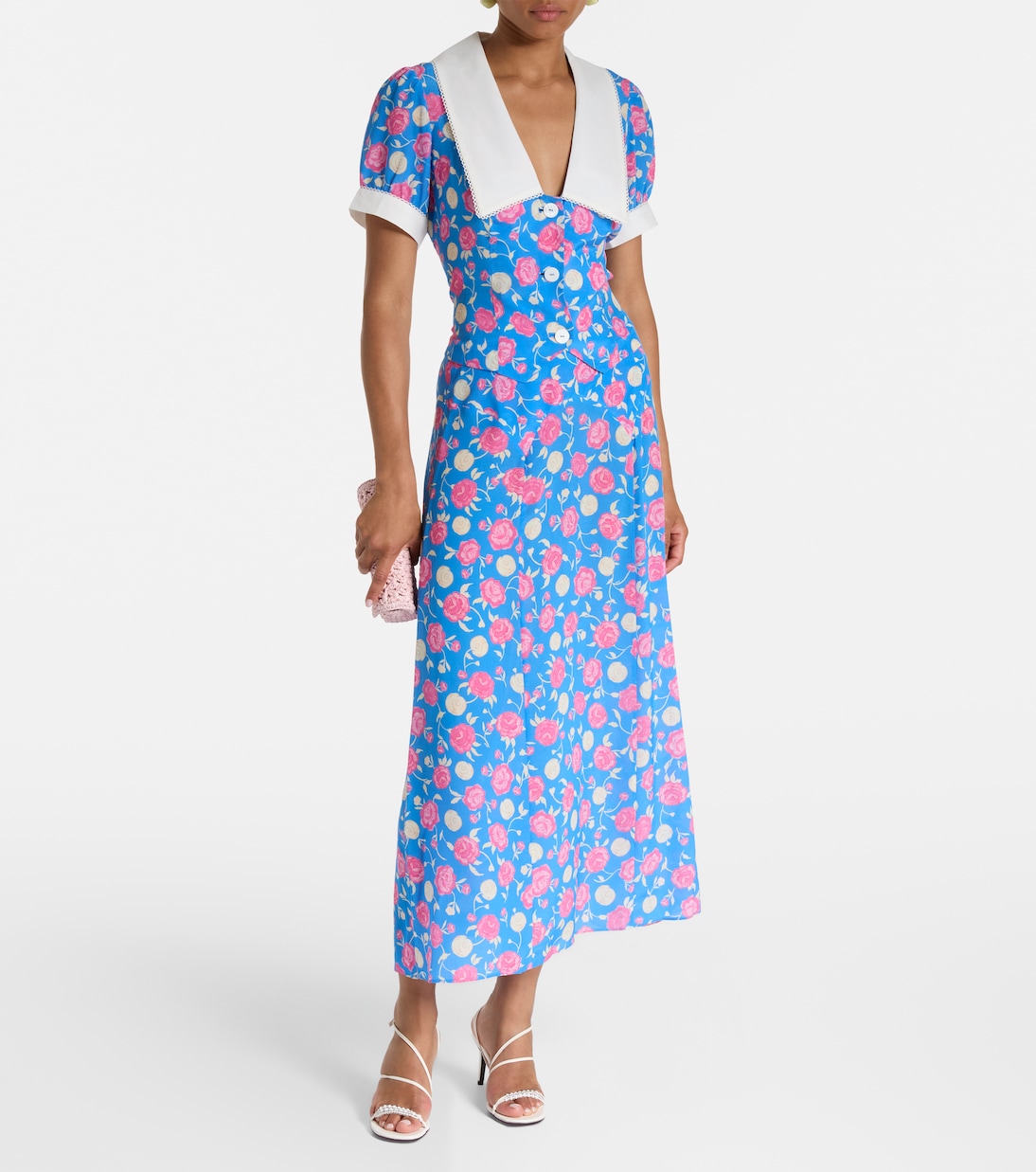Blouse Zinia en soie à fleurs | Rixo
