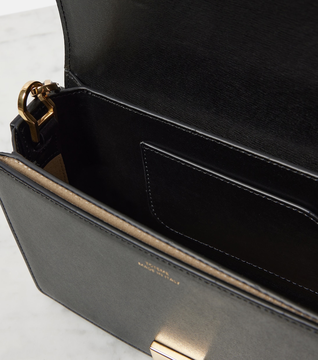 Borsa a tracolla T-Flap Mini in pelle | Toteme