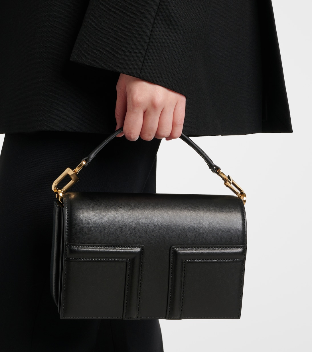 Borsa a tracolla T-Flap Mini in pelle | Toteme