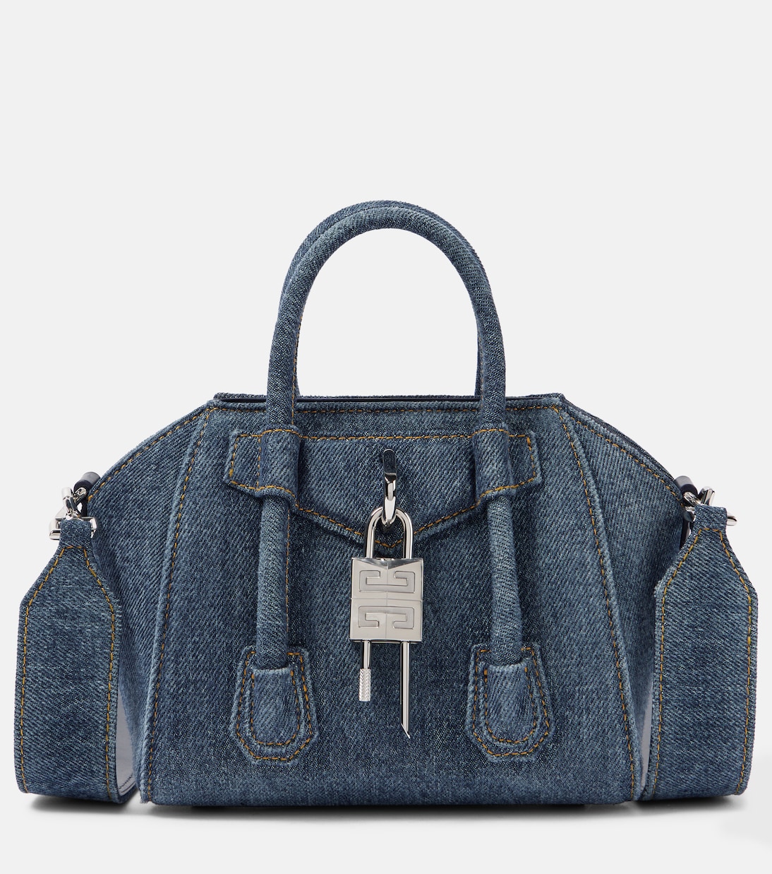 Sac Antigona Toy Lock en jean | Givenchy