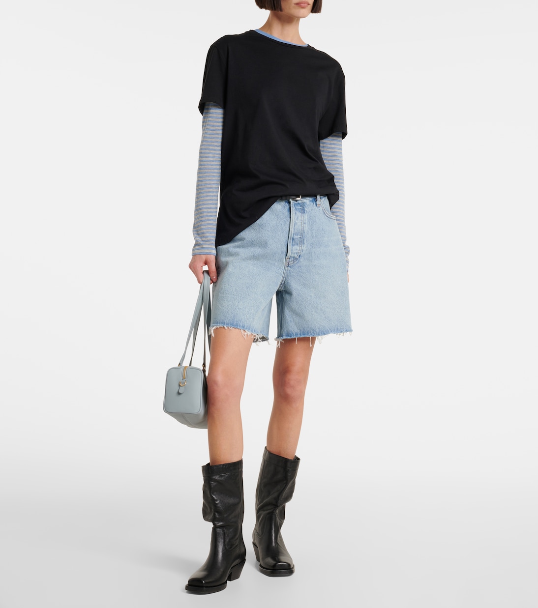 Shorts Timeless in denim | Frame