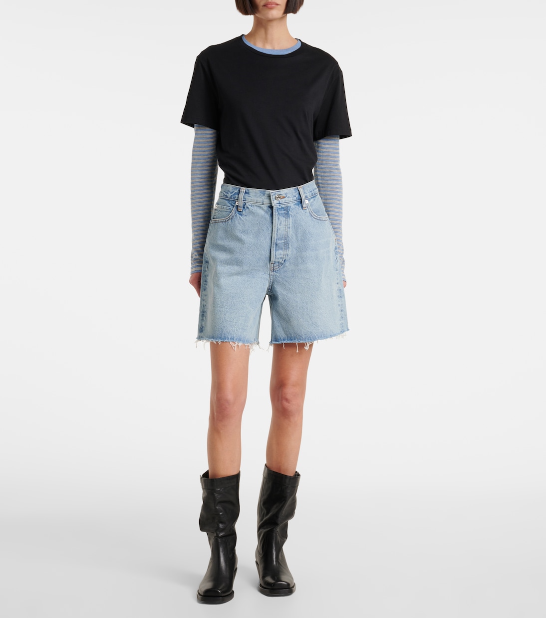 Shorts Timeless in denim | Frame