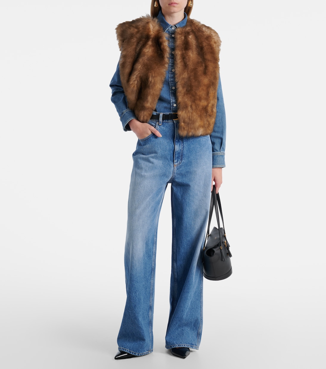 Washed denim shirt | Dolce&Gabbana