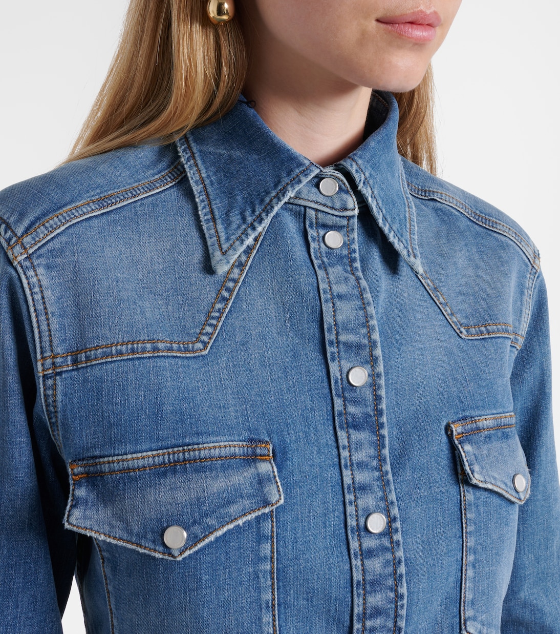 Washed denim shirt | Dolce&Gabbana