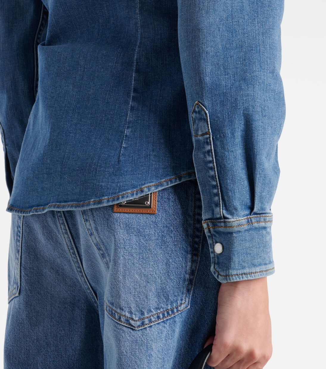 Washed denim shirt | Dolce&Gabbana