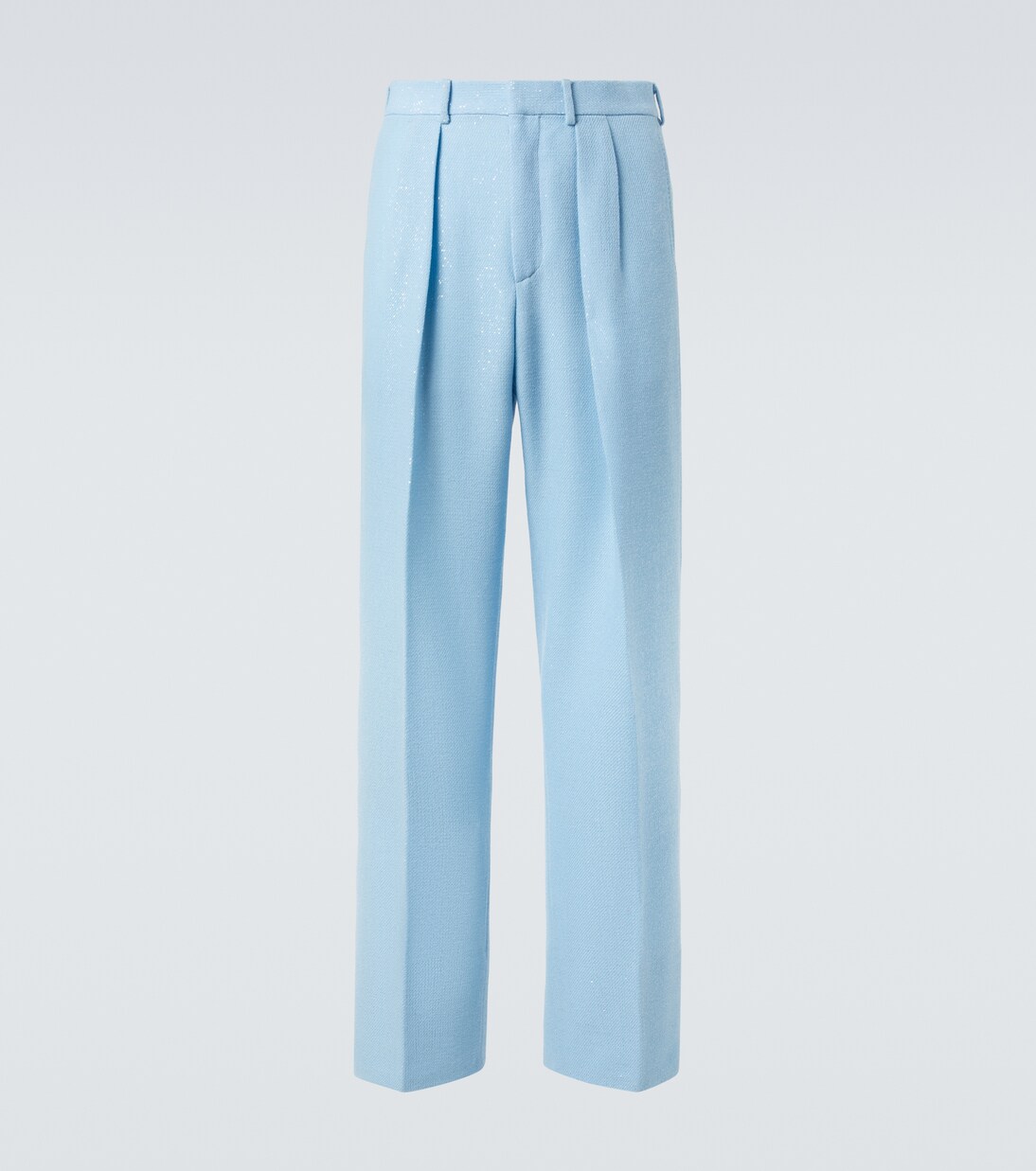 Sequined cotton straight pants | Tom Ford