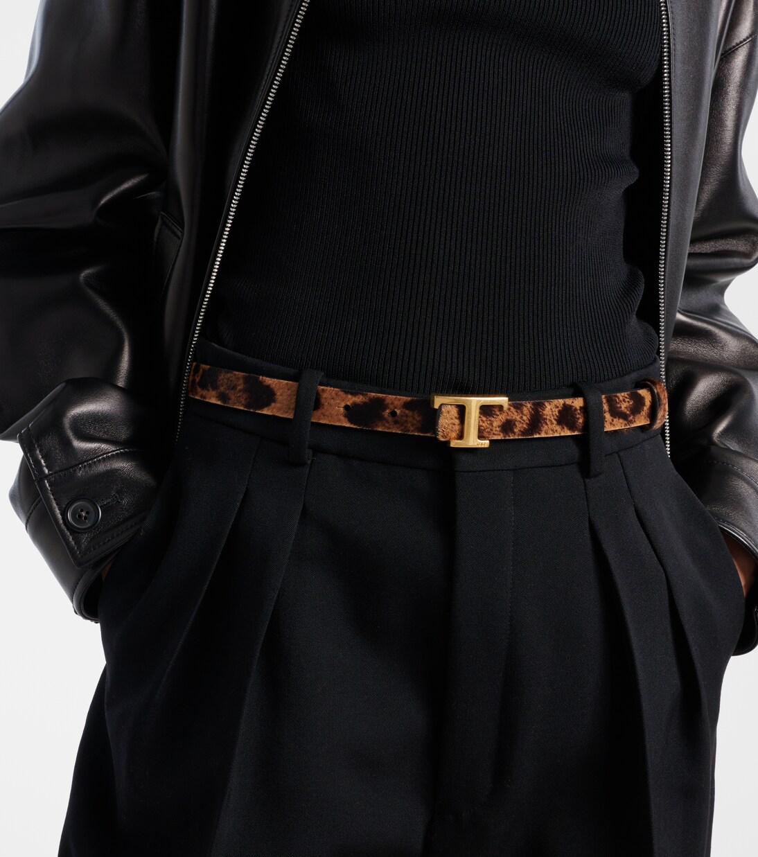 Cintura in pelle con logo | Tod's