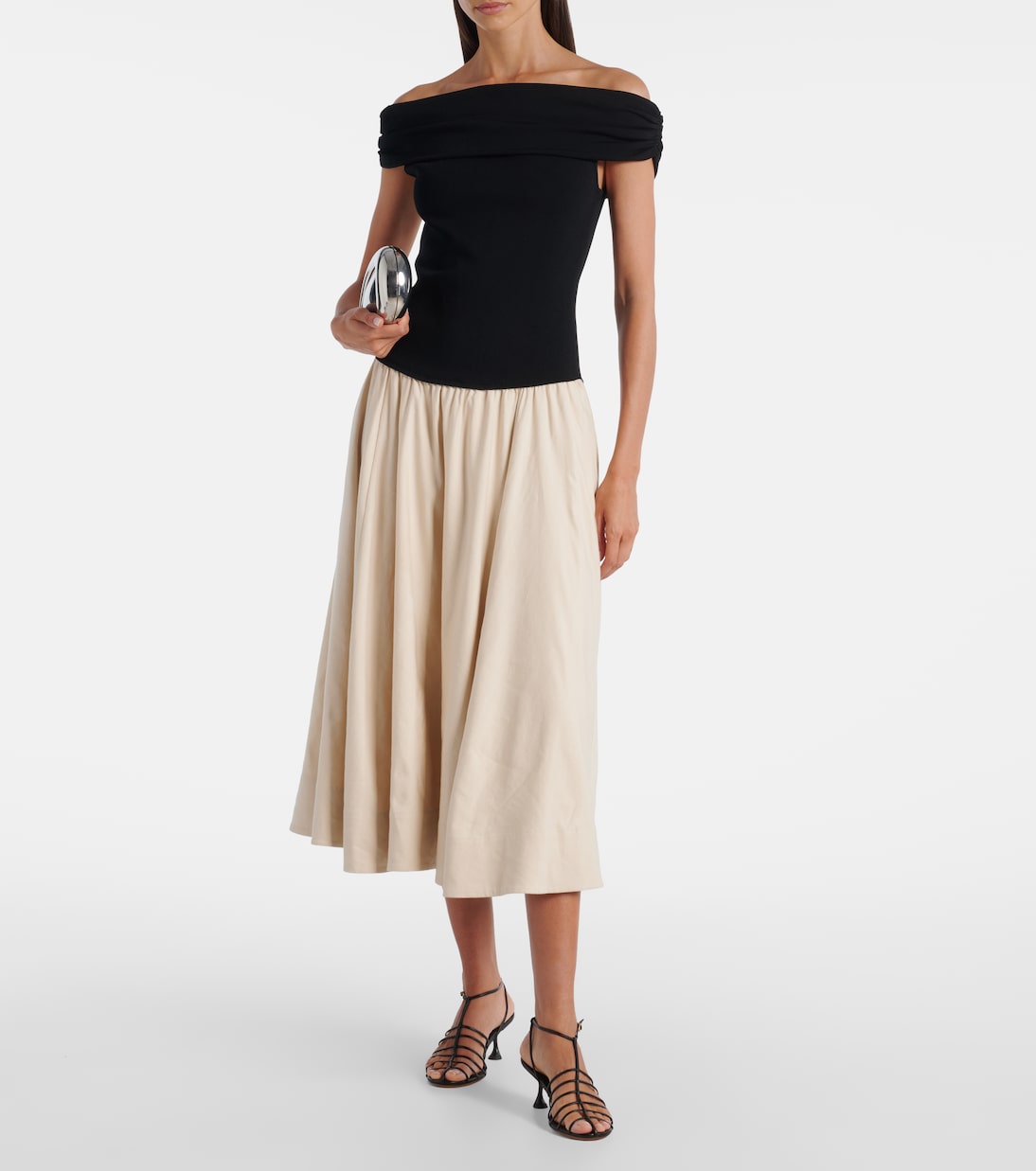 Adaline linen-blend midi dress | Simkhai
