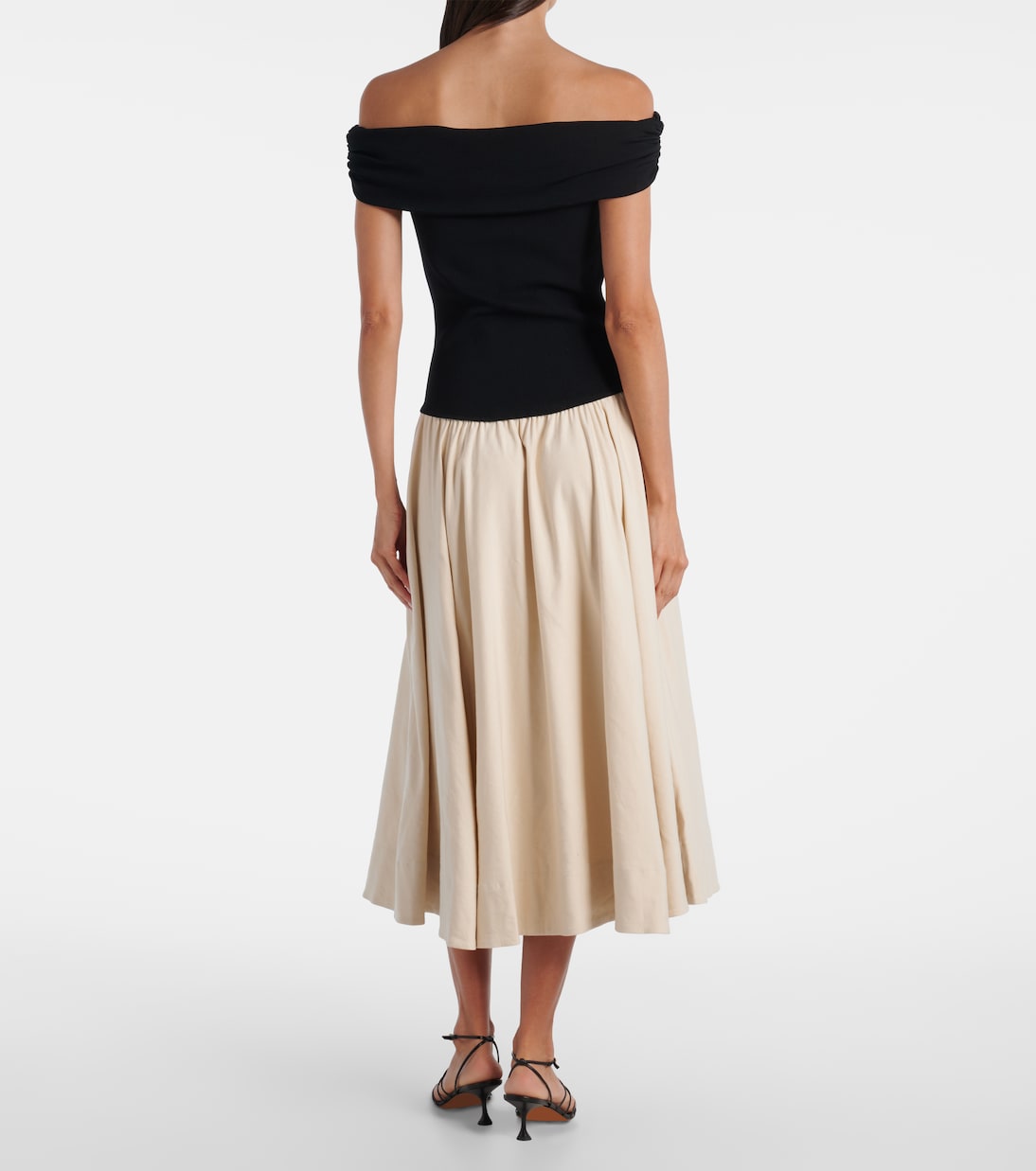 Adaline linen-blend midi dress | Simkhai