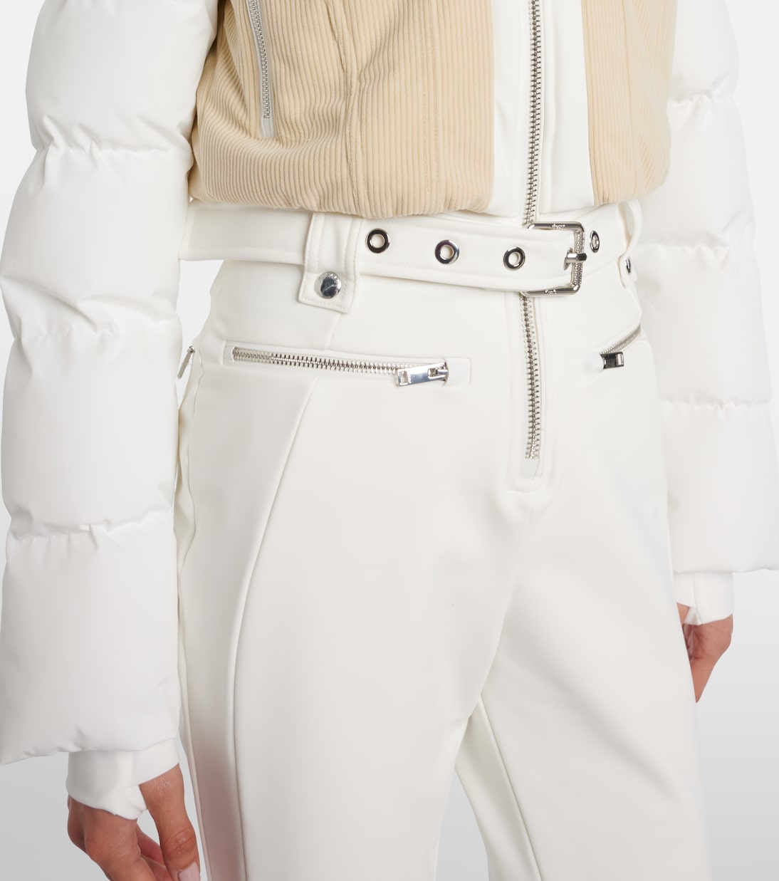 Karei corduroy-trimmed ski suit | Fusalp
