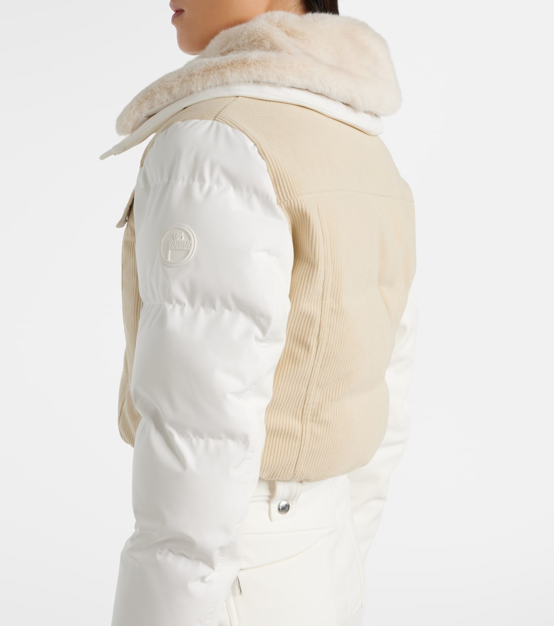 Karei corduroy-trimmed ski suit | Fusalp