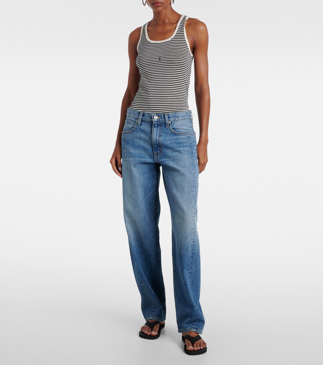 Jackson low-rise wide-leg jeans | Slvrlake