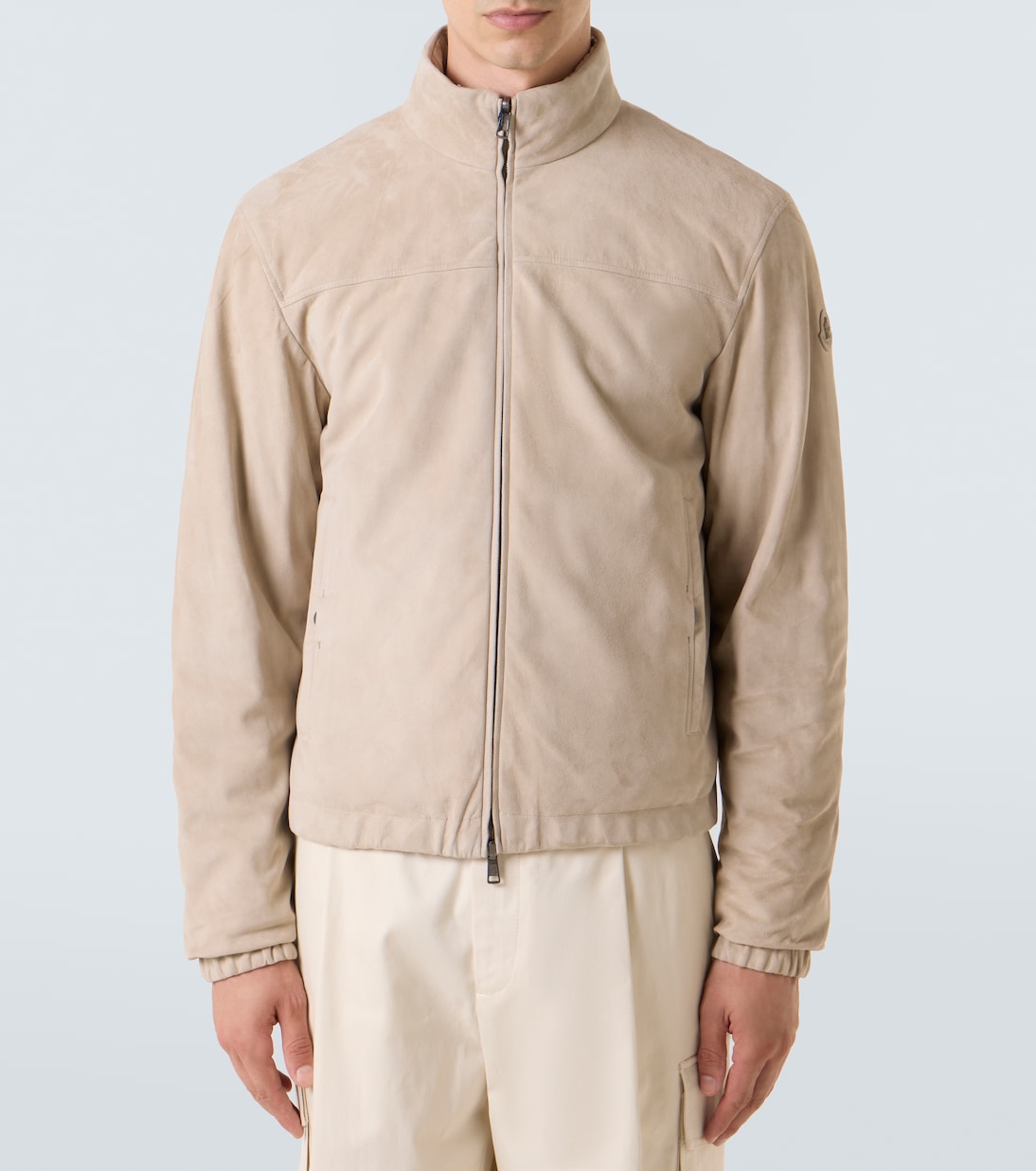 Chaqueta de plumas Cernay de ante | Moncler