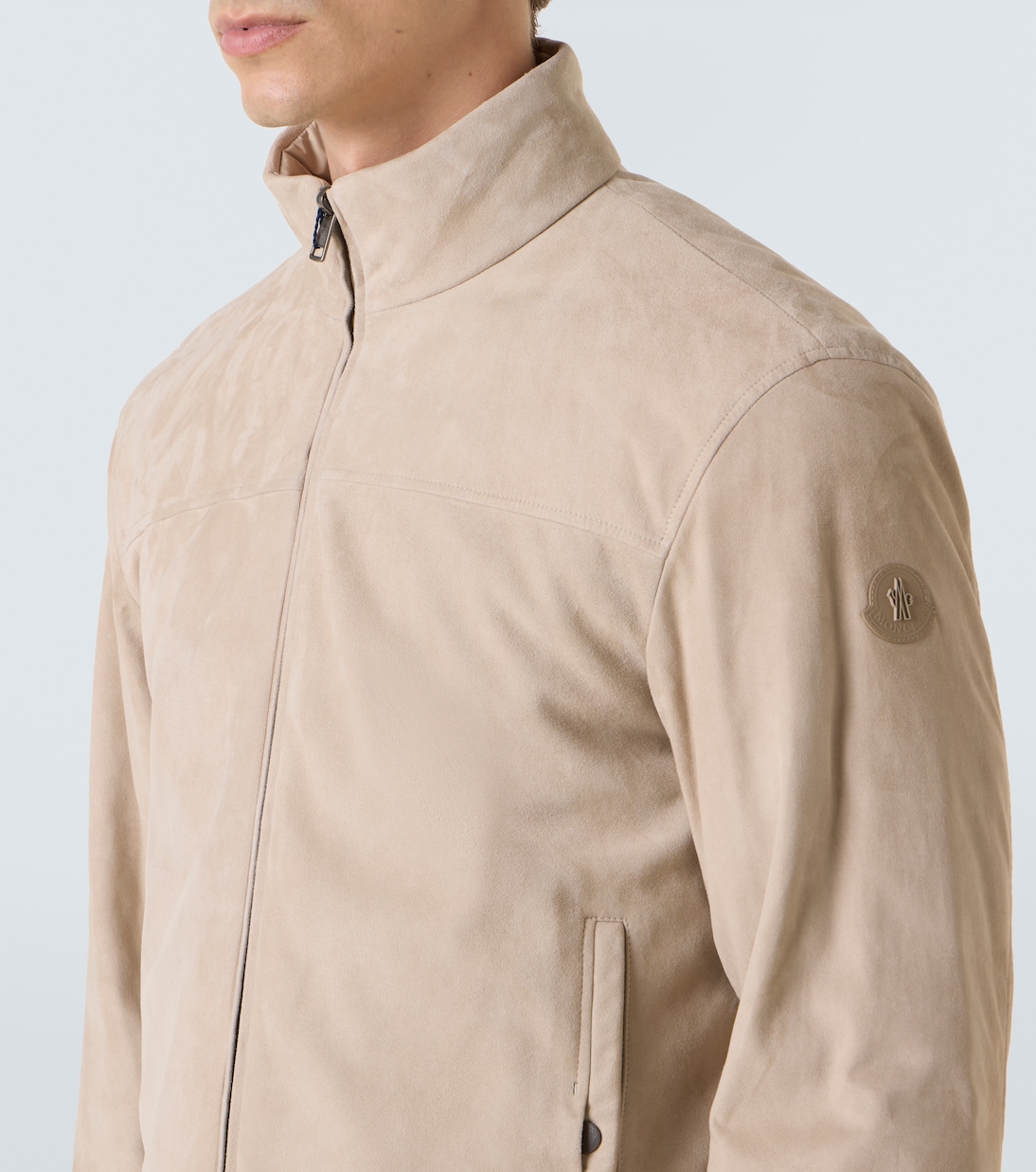 Chaqueta de plumas Cernay de ante | Moncler