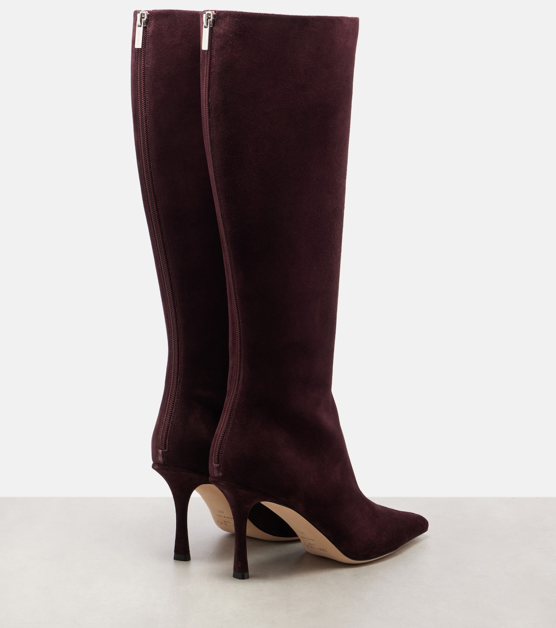 Agathe 85 suede knee-high boots | Jimmy Choo