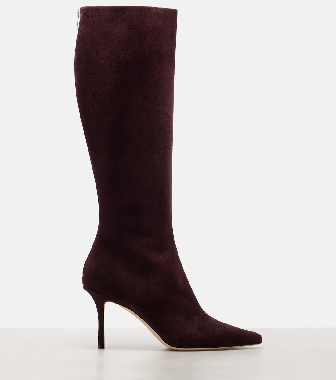 Agathe 85 suede knee-high boots | Jimmy Choo