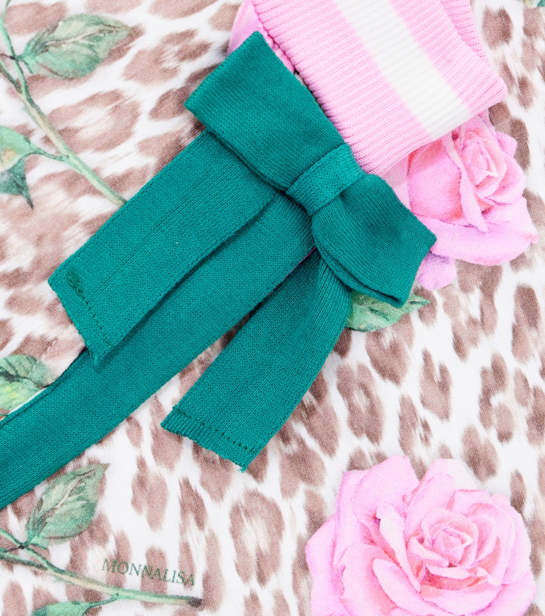 Printed cotton-blend jersey sweatpants | Monnalisa