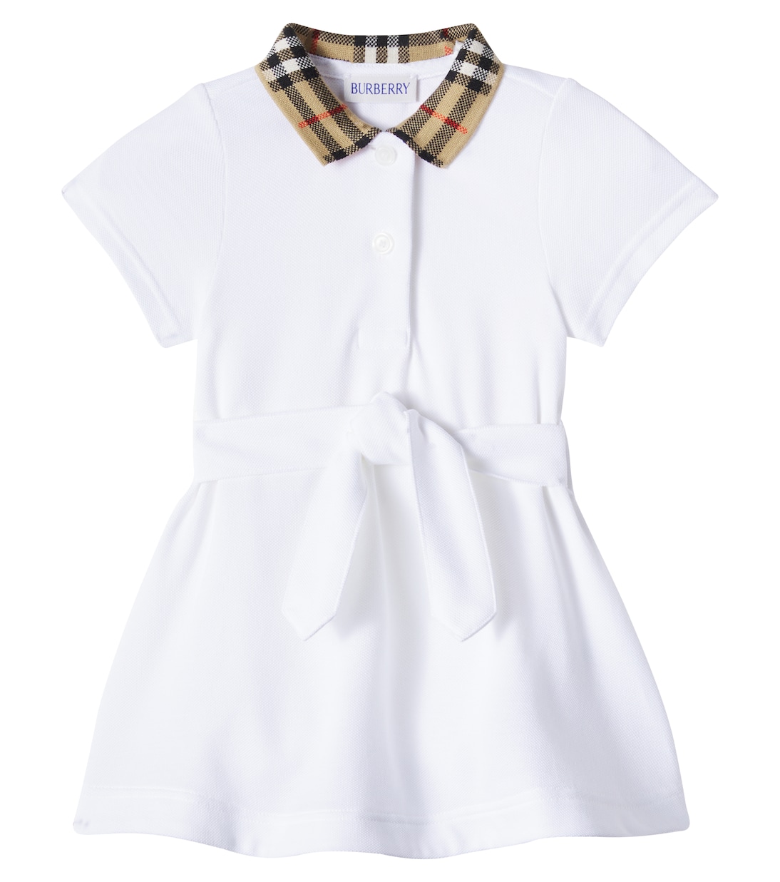 Bebé - vestido de algodón con Burberry Check | Burberry Kids