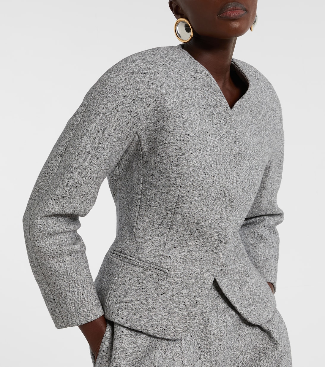 Ovalo cotton and wool jacket | Jacquemus