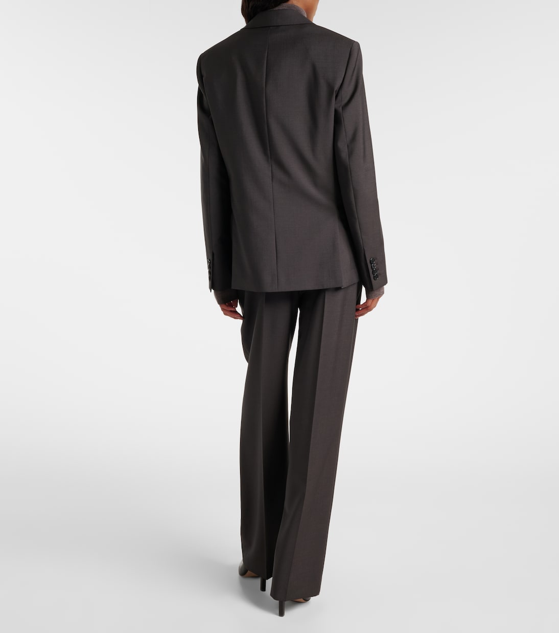 Mikkela high-rise wool and mohair pants  | The Row