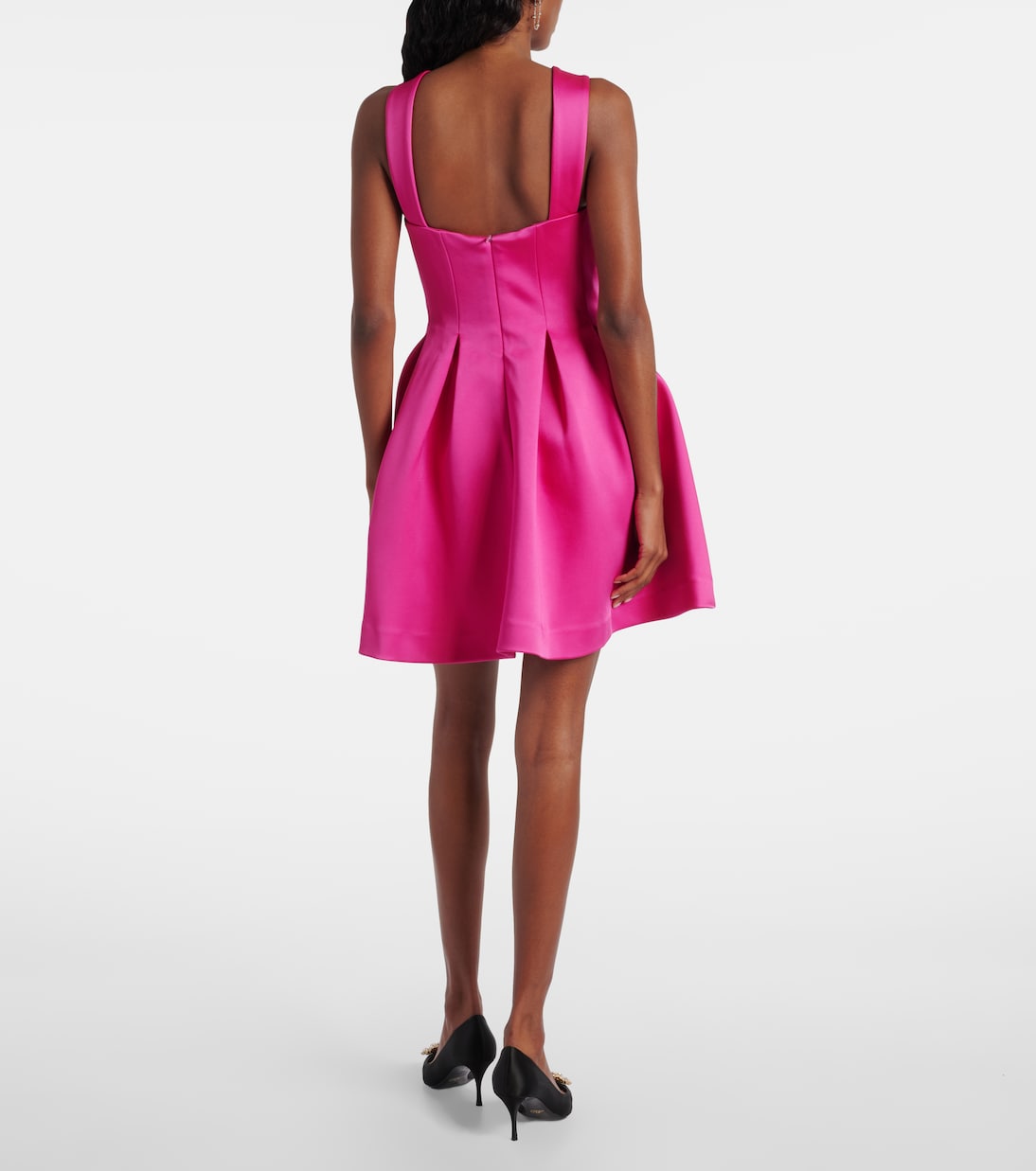 Miniabito Saskia in raso | Rebecca Vallance