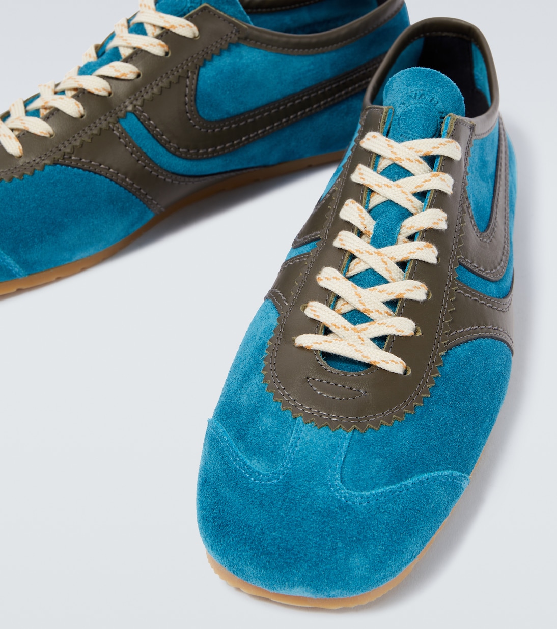 Sneakers aus Veloursleder und Leder | Dries Van Noten