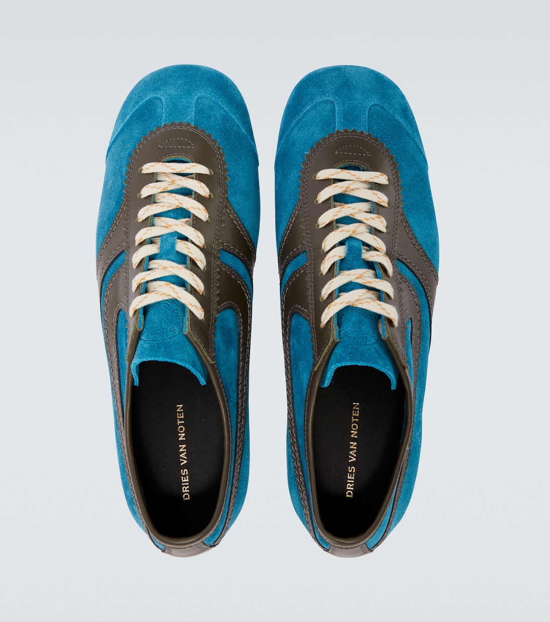 Sneakers aus Veloursleder und Leder | Dries Van Noten