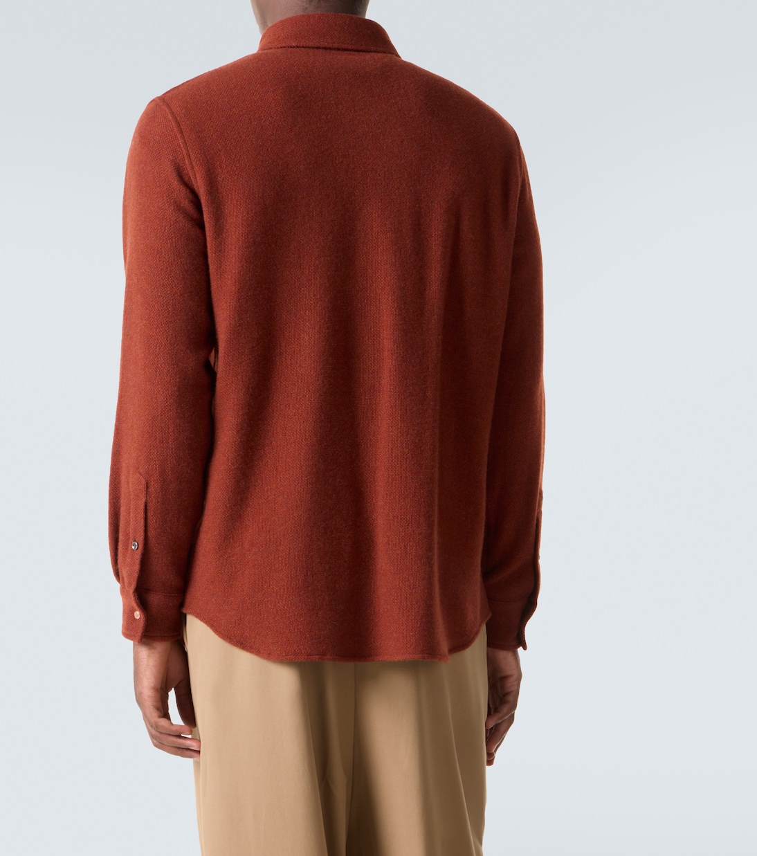 Cashmere shirt with sunstone | God's True Cashmere
