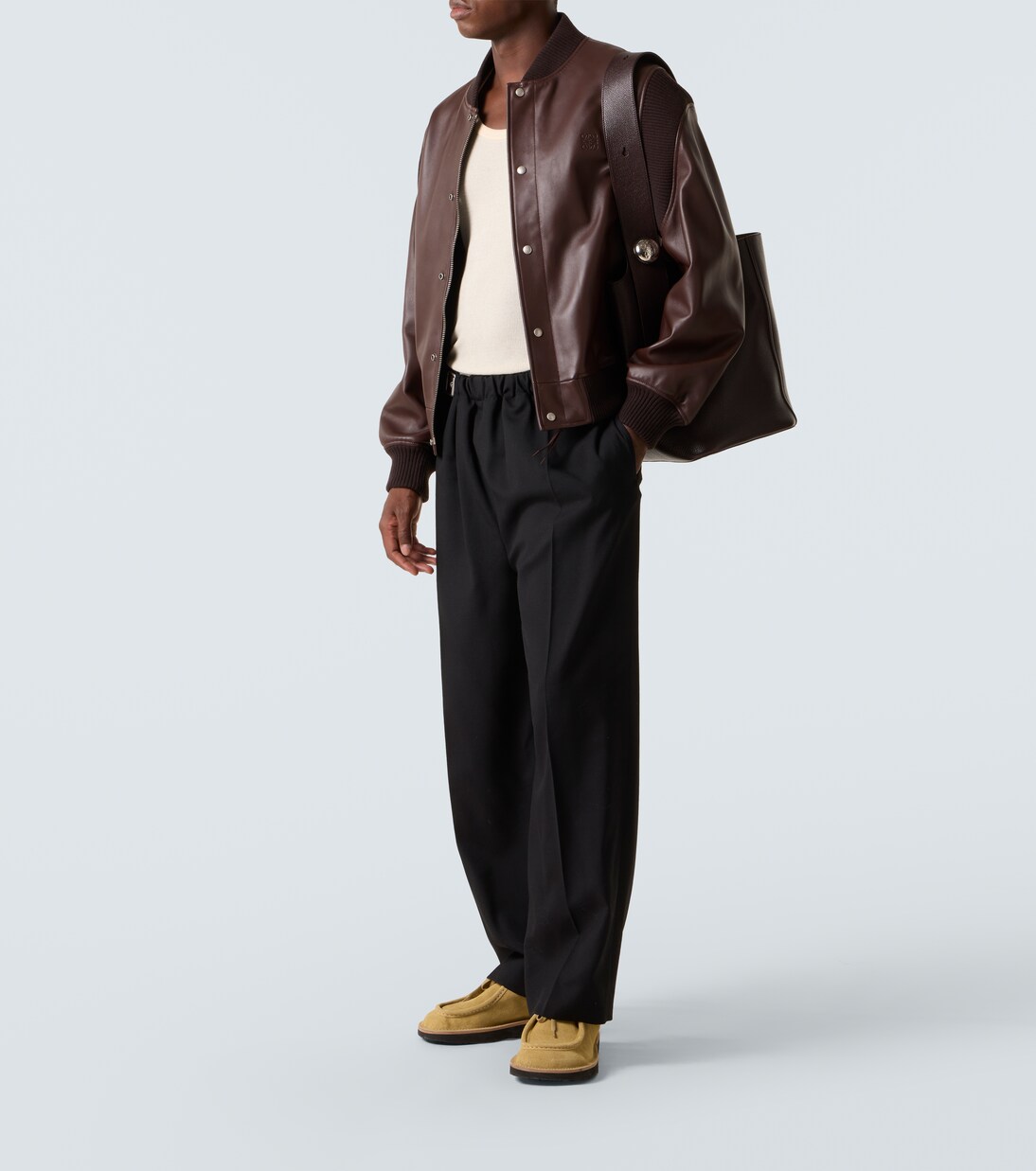 Gerade Hose aus Wolle | Loewe