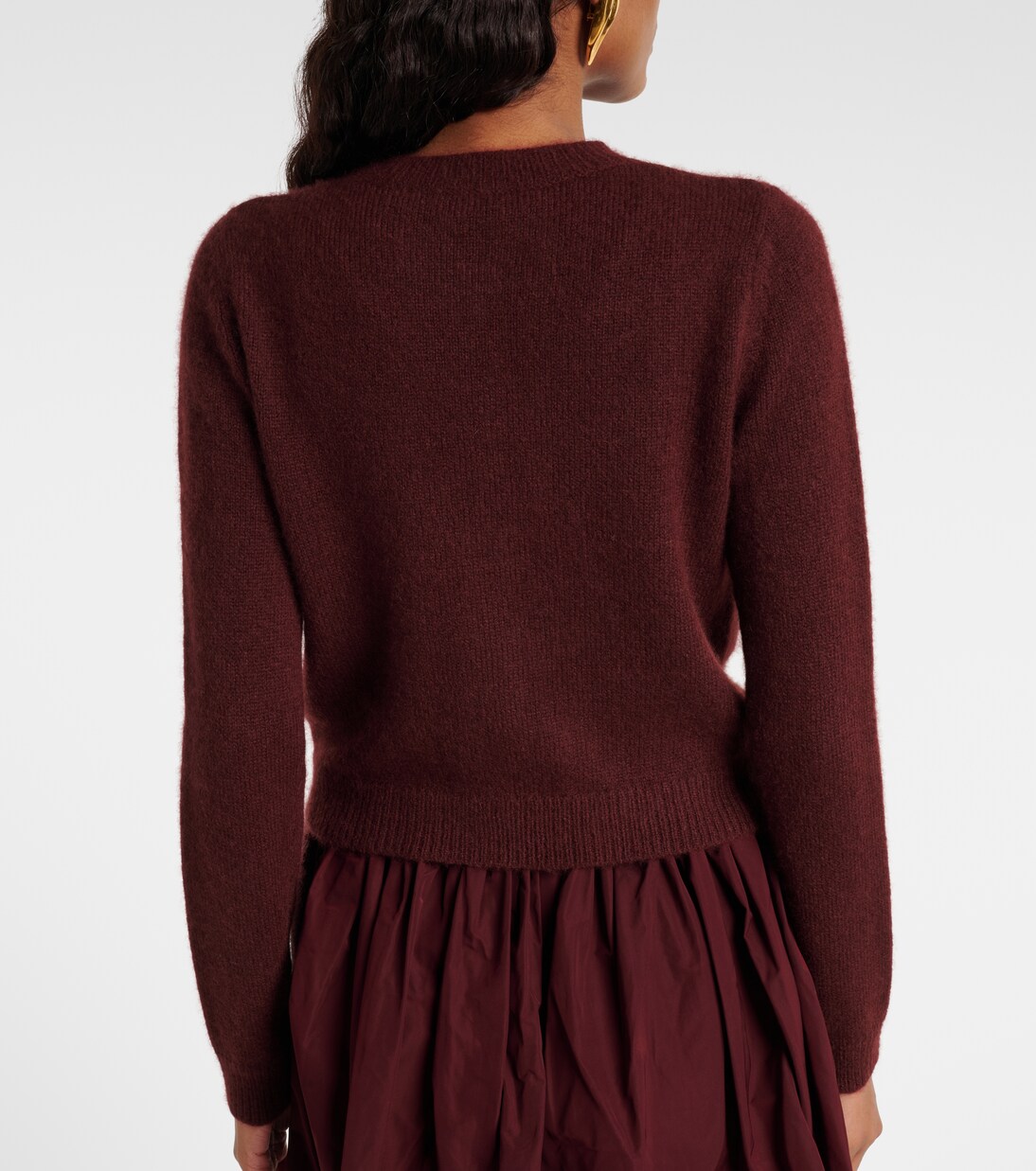 Verzierter Cardigan aus Kaschmir und Baumwolle | Shushu/Tong