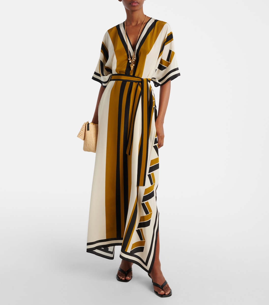 Kaftan Frequence aus Seiden-Twill | Eres