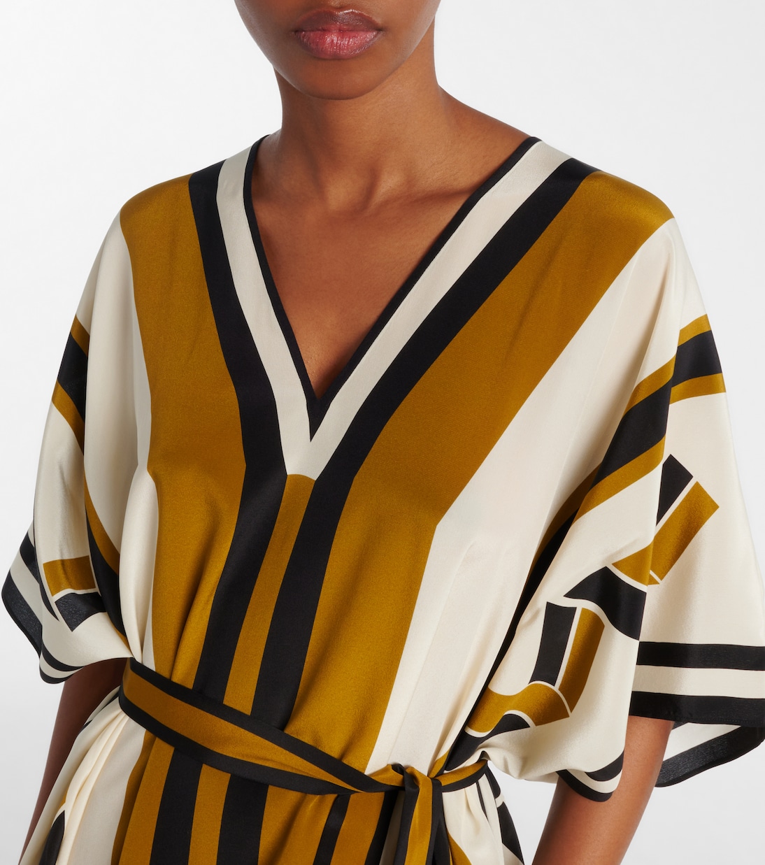 Kaftan Frequence aus Seiden-Twill | Eres