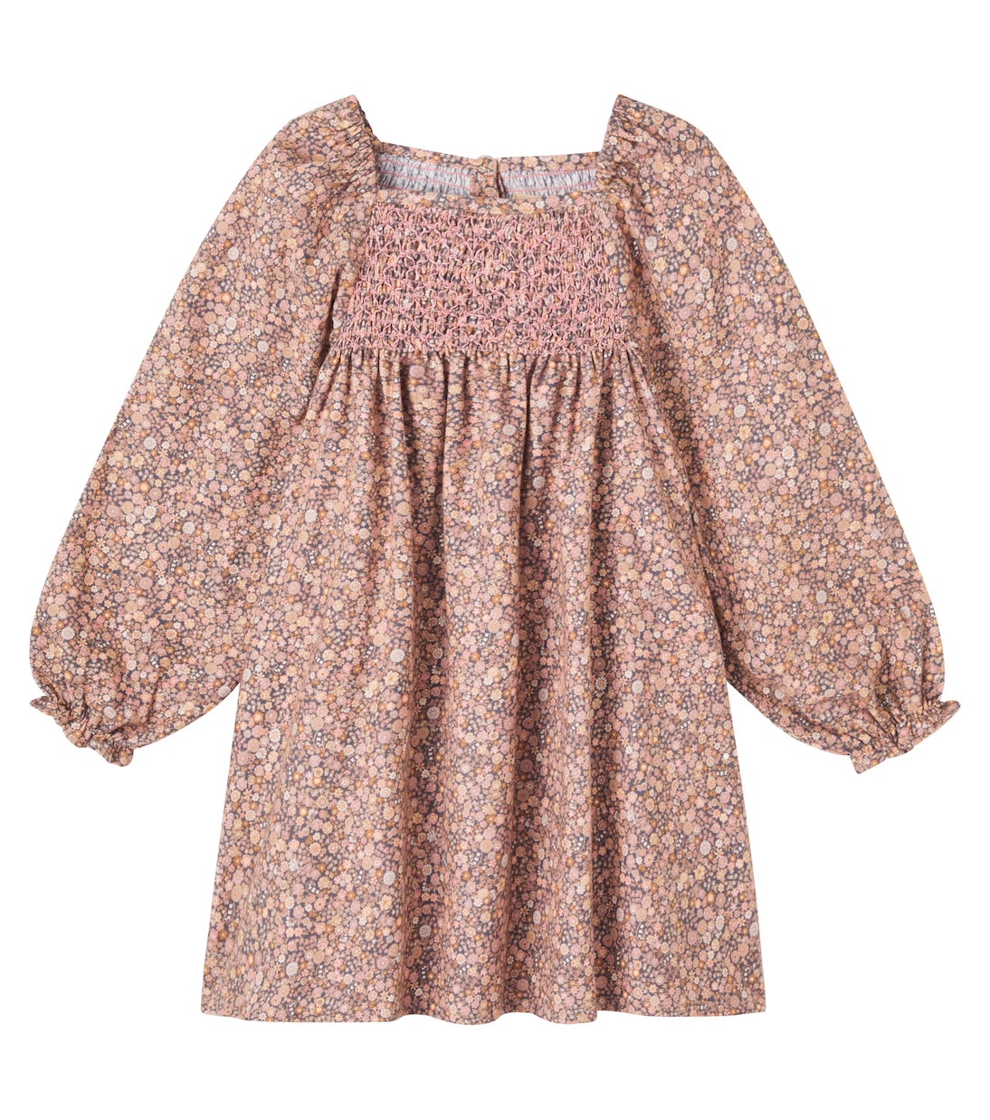Bella floral cotton dress | Wheat